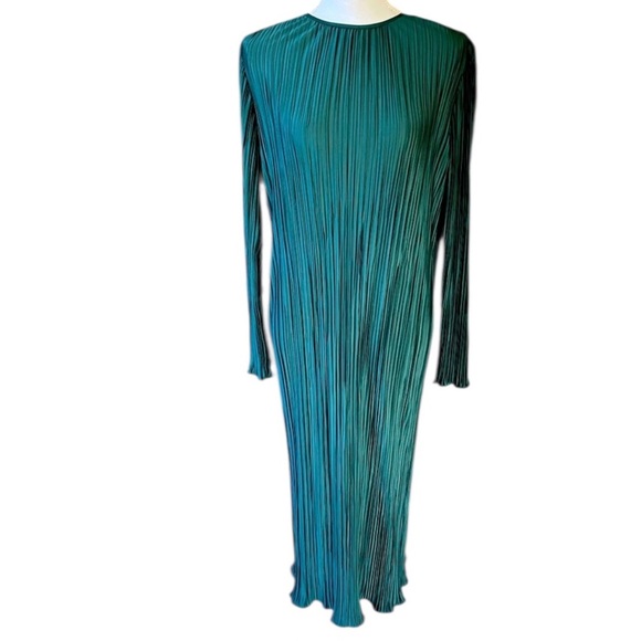 Dress Forum ladies long sleeve maxi dress size Small NWT long sleeve crew neck - Picture 1 of 11